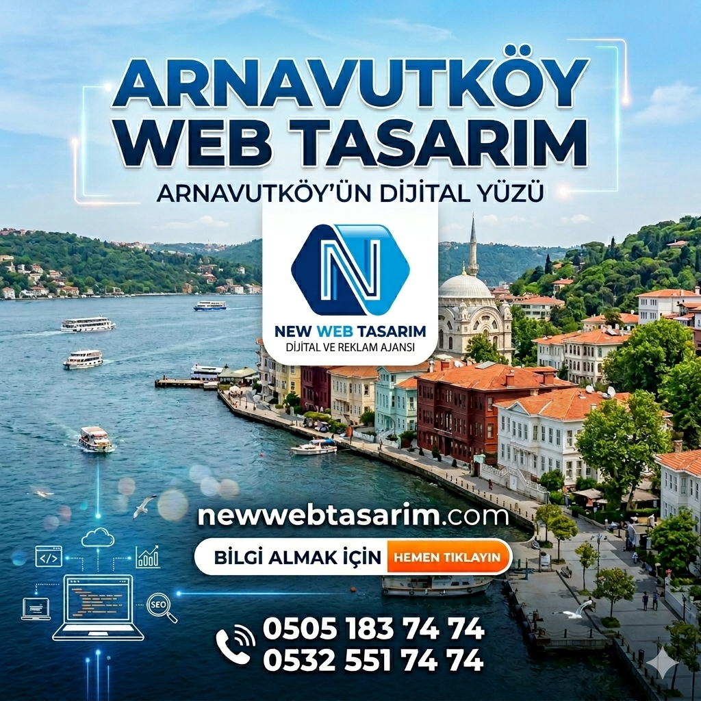 Arnavutköy web tasarım ajansı tarafından hazırlanan modern ve mobil uyumlu web sitesi tasarımı