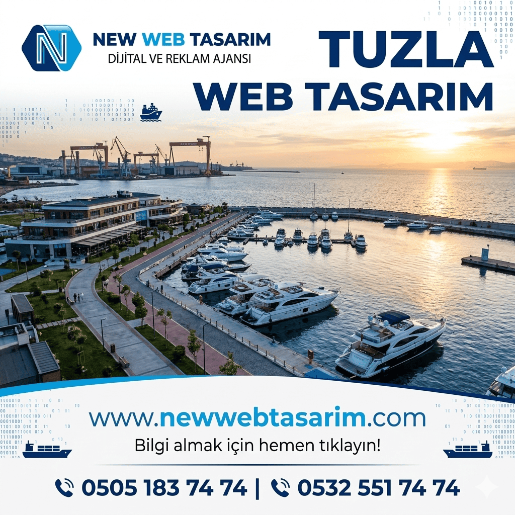 Tuzla web tasarım hizmetleri ile modern, mobil uyumlu ve SEO odaklı web site tasarımı
